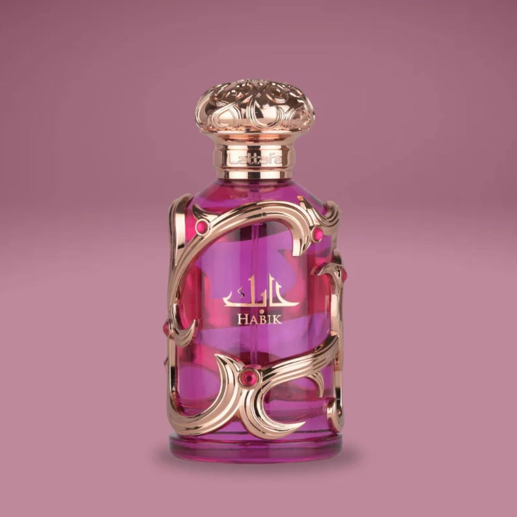 Lattafa Habik Floral Fruity Fresh Musky Eau de Parfum Spray Long Lasting Fragrance for Women 100ml