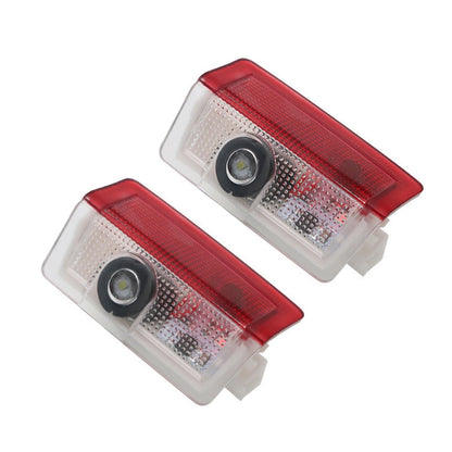 4Pcs Mercedes Benz LED Welcome Lights Projector Car Door Light Accessories for A B C E M G AMG W166 W176 W205 W212