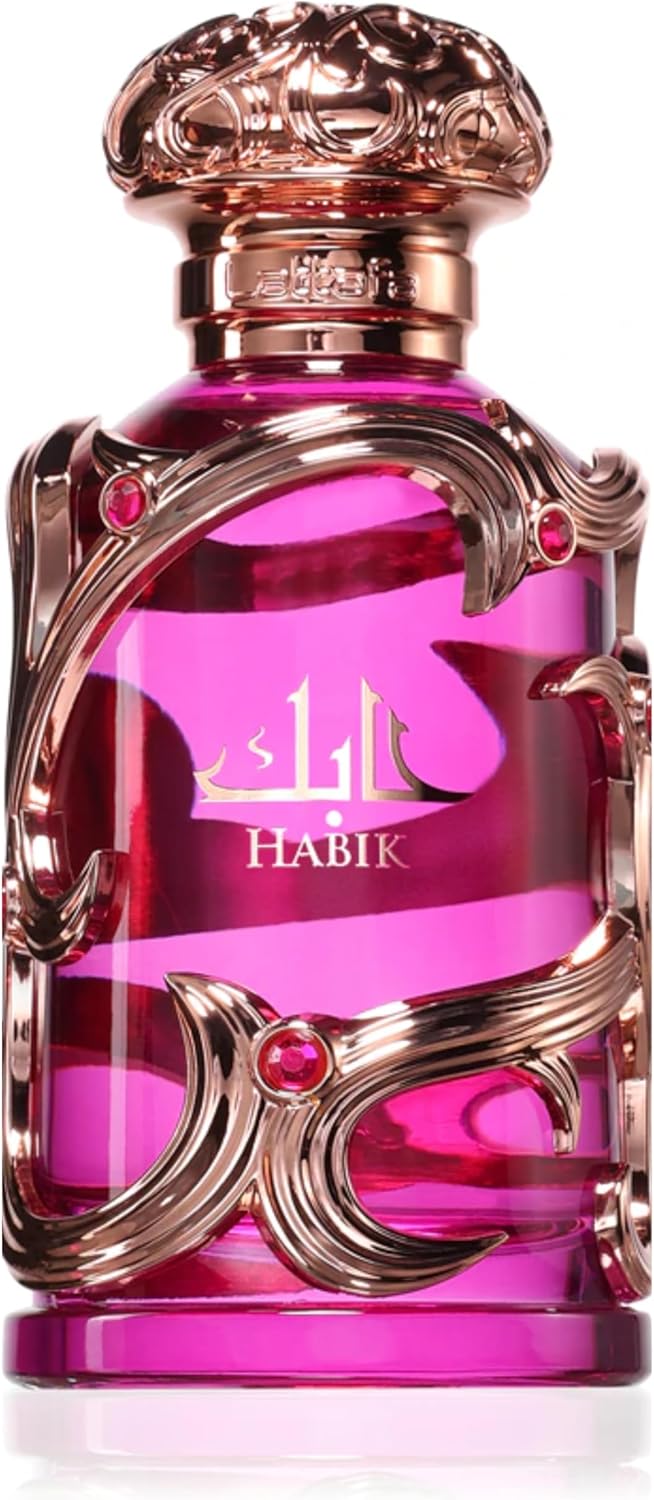 Lattafa Habik Floral Fruity Fresh Musky Eau de Parfum Spray Long Lasting Fragrance for Women 100ml