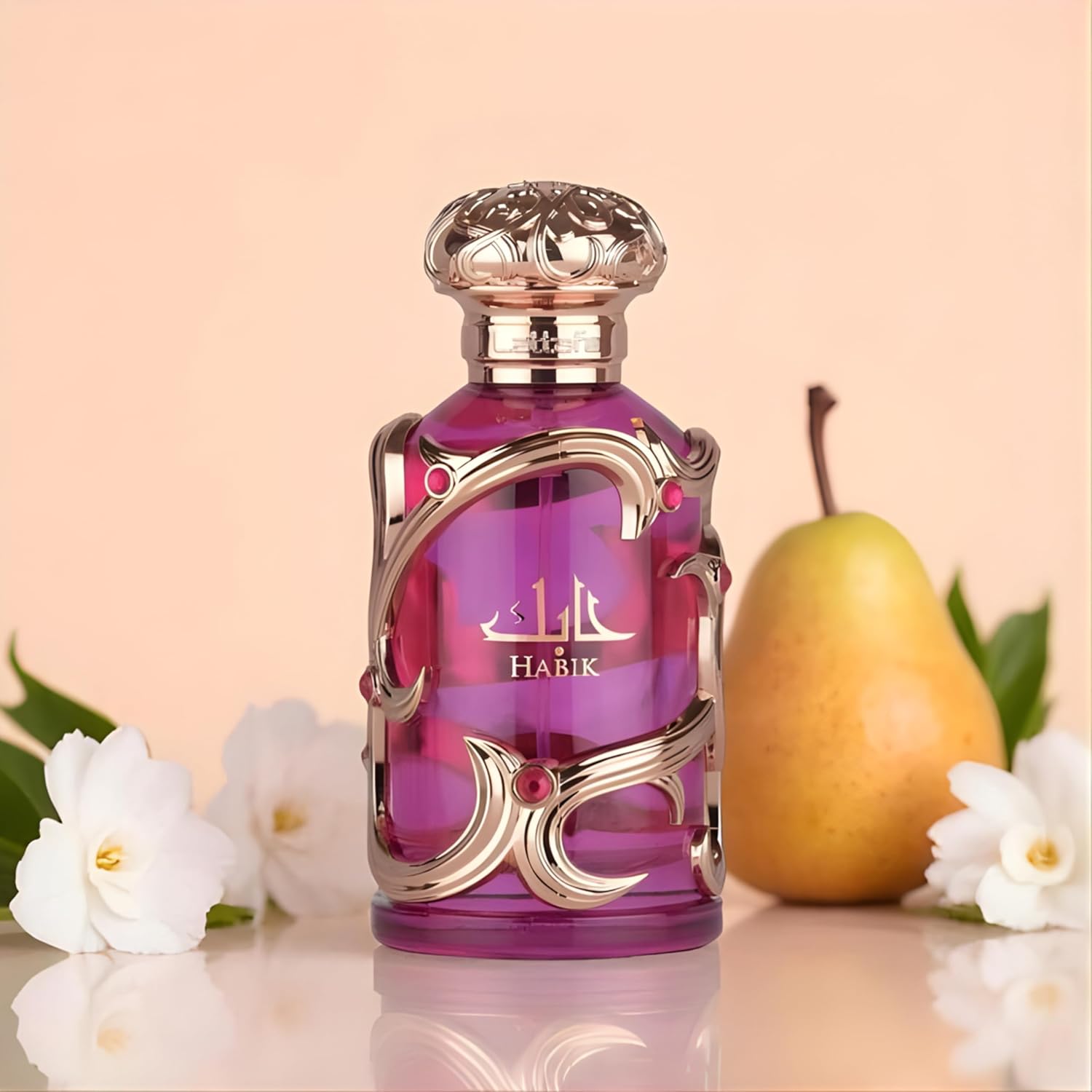 Lattafa Habik Floral Fruity Fresh Musky Eau de Parfum Spray Long Lasting Fragrance for Women 100ml