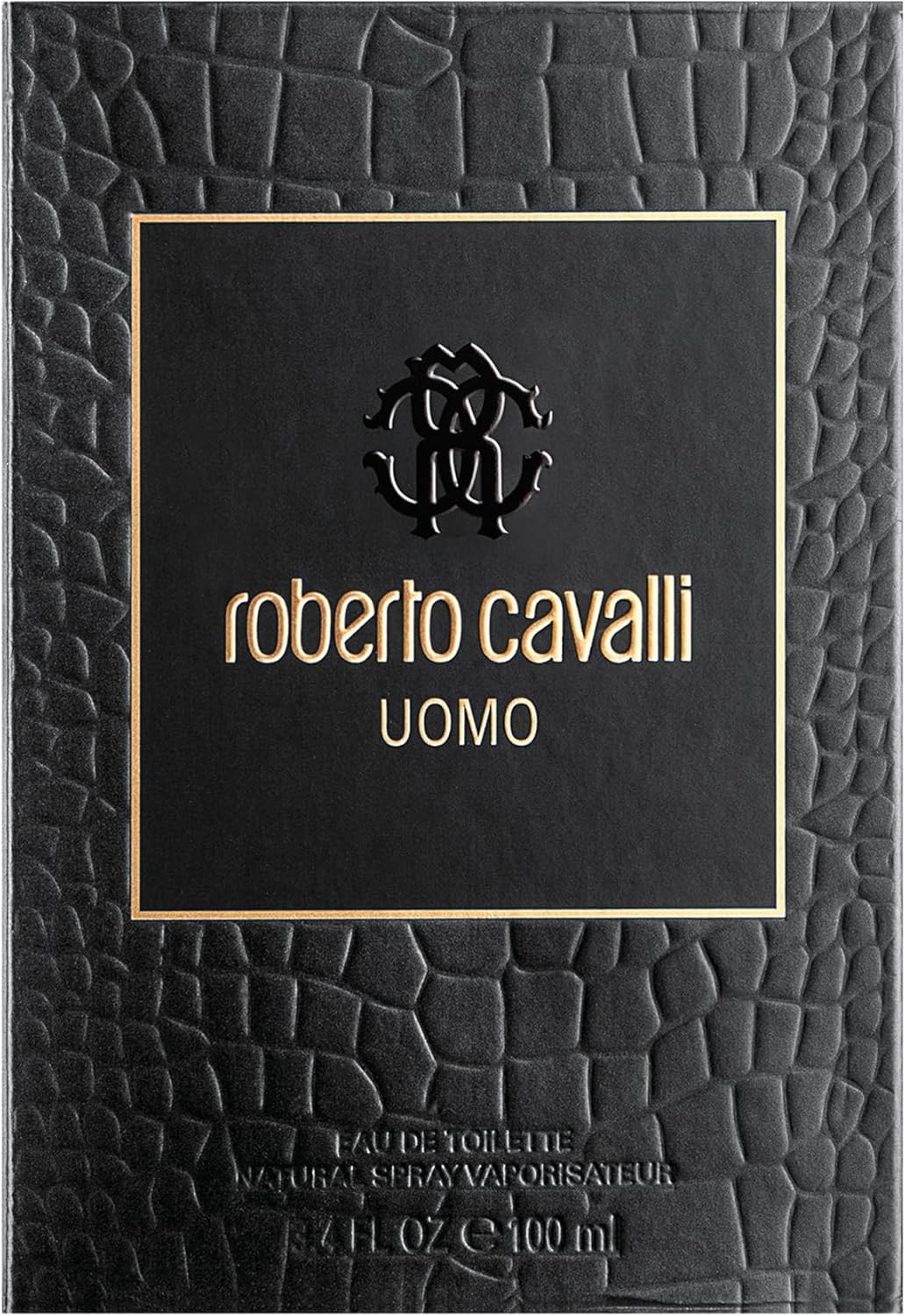Roberto Cavalli Uomo Eau de Toilette for Men, Intense and Deep Fragrance, 100 ml