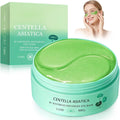 Eye Mask, Eye Mask Set to Hydrate and Brighten, Gel Patches, Helps Reduce the Appearance of Dark Circles and Bags, Moisturizing and Refreshing, For Men and Women, Green