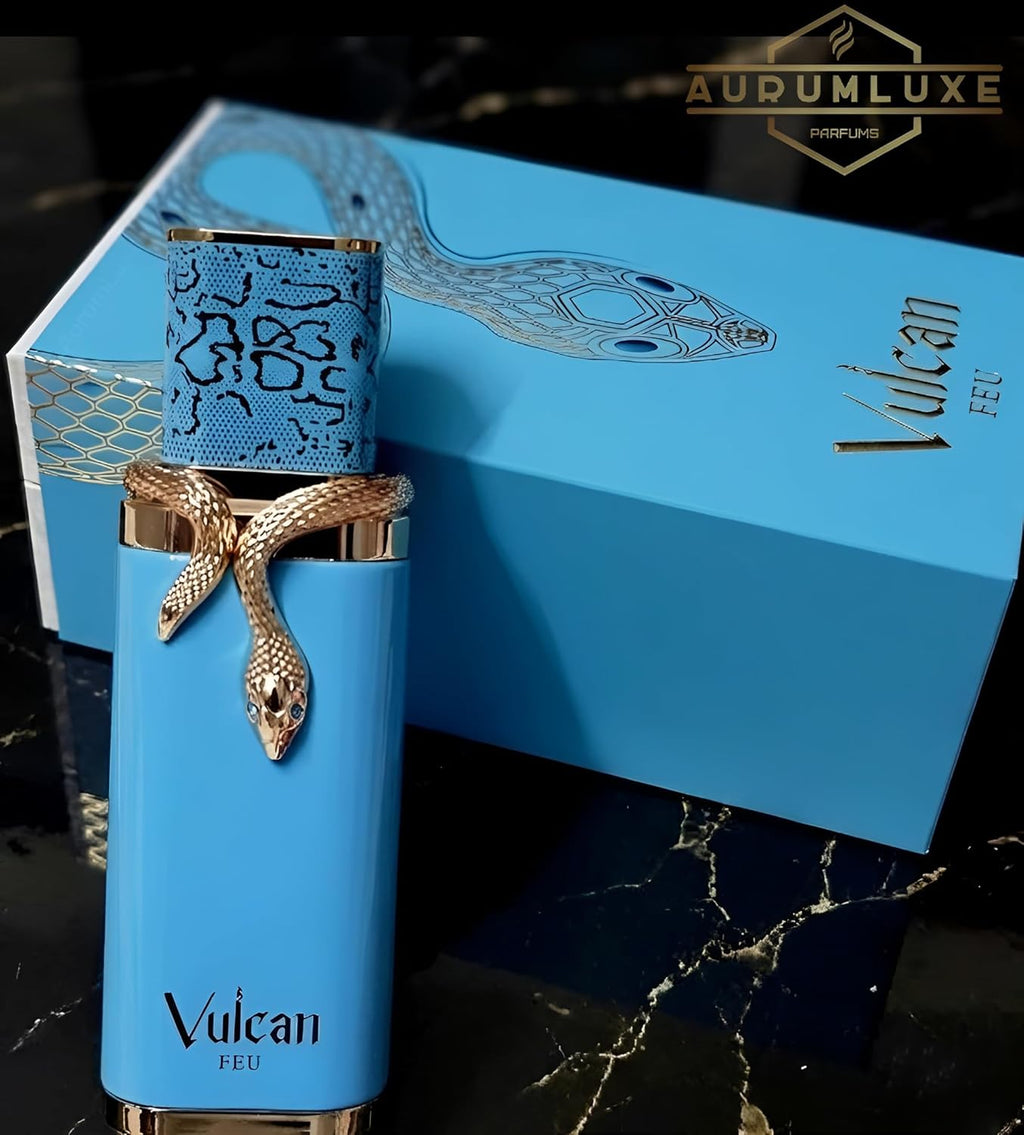 AURUMLUXE Vulcan Feu Perfume, Arabic Perfumes Men, Original Gifts for Men, Cologne Men, Original Arabic Perfume, Eau de Parfum, Vulcan Feu Perfume 100 ml