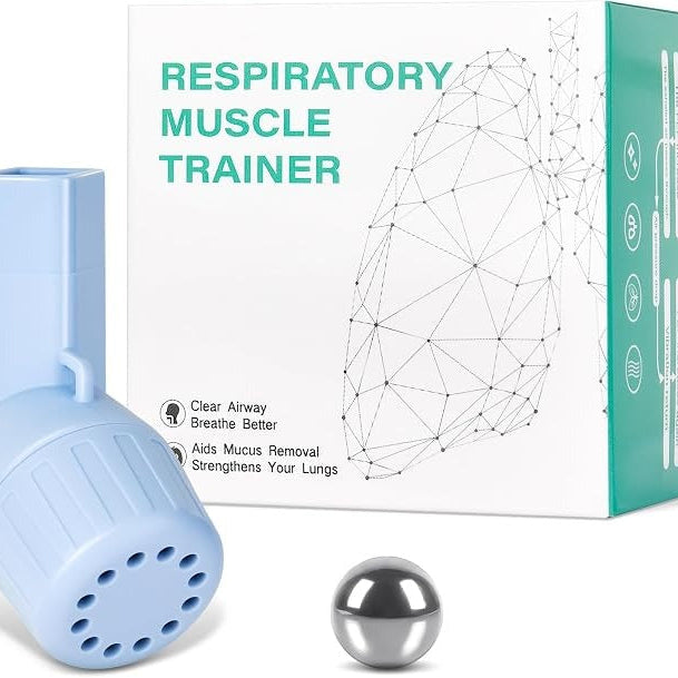 Entrenador de Respiración Portátil con Resistencia Ajustable