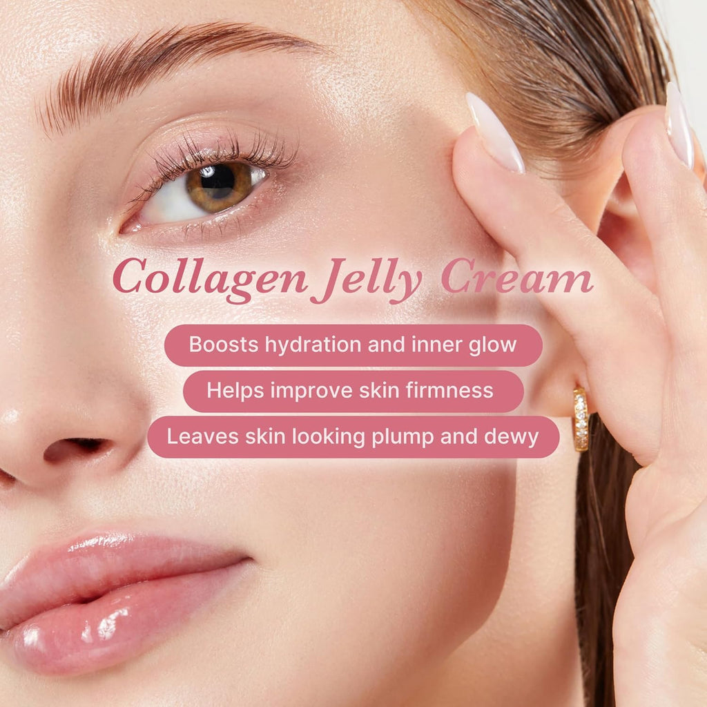 medicube Collagen Gelatin Cream, Niacinamide & Freeze-Dried Hydrolyzed Collagen Increase Protective Skin Hydration (1.69 Fluid Ounce (Pack of 1)
