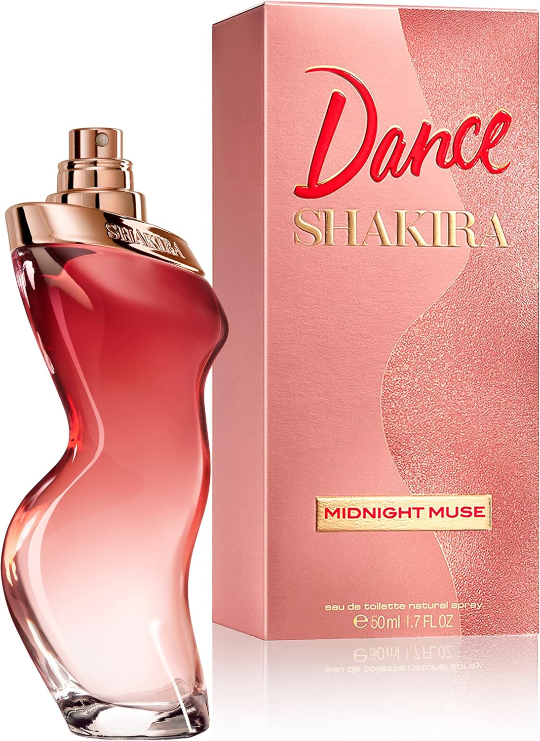 Shakira, Perfumes, Dance Midnight Muse, Eau de Toilette for Women, Long Lasting, Feminine Fragrance, Romantic and Charming, Fruity, Floral and Vanilla Notes, Optimal Daily Use, 50 ml