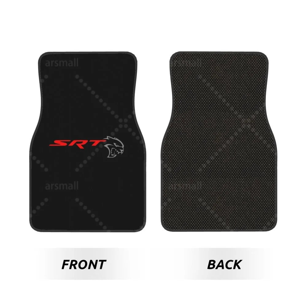 Alfombrillas de 4 Uds. Alfombrillas delanteras y traseras para coche con respaldo de goma, accesorios de decoración para coche