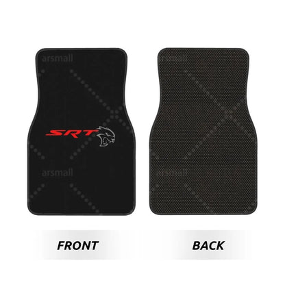 Alfombrillas de 4 Uds. Alfombrillas delanteras y traseras para coche con respaldo de goma, accesorios de decoración para coche