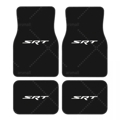 Alfombrillas de 4 Uds. Alfombrillas delanteras y traseras para coche con respaldo de goma, accesorios de decoración para coche