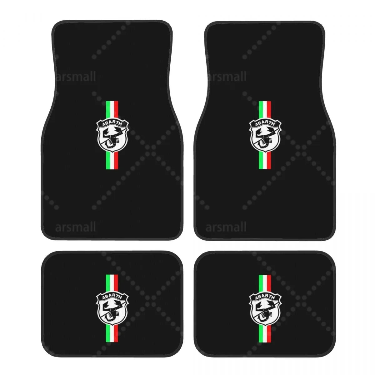 Juego de 4 alfombrillas universales antideslizantes para coche, delanteras y traseras. Accesorios de decoración para el coche.