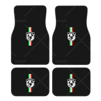 Juego de 4 alfombrillas universales antideslizantes para coche, delanteras y traseras. Accesorios de decoración para el coche.