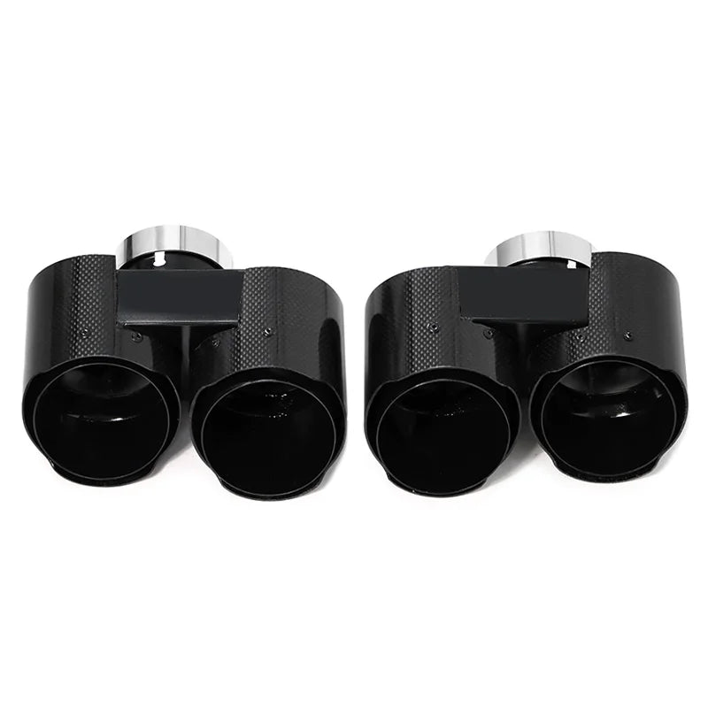 Punta de escape de fibra de carbono para BMW G20 G21 330i 320d 330d 325i 330e, silenciador, boquilla de escape, tubo de escape.