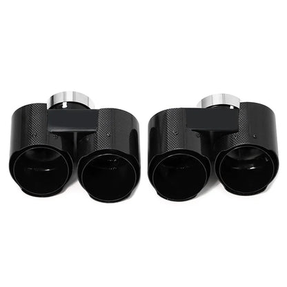 Punta de escape de fibra de carbono para BMW G20 G21 330i 320d 330d 325i 330e, silenciador, boquilla de escape, tubo de escape.