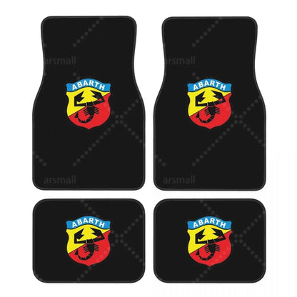 Juego de 4 alfombrillas universales antideslizantes para coche, delanteras y traseras. Accesorios de decoración para el coche.