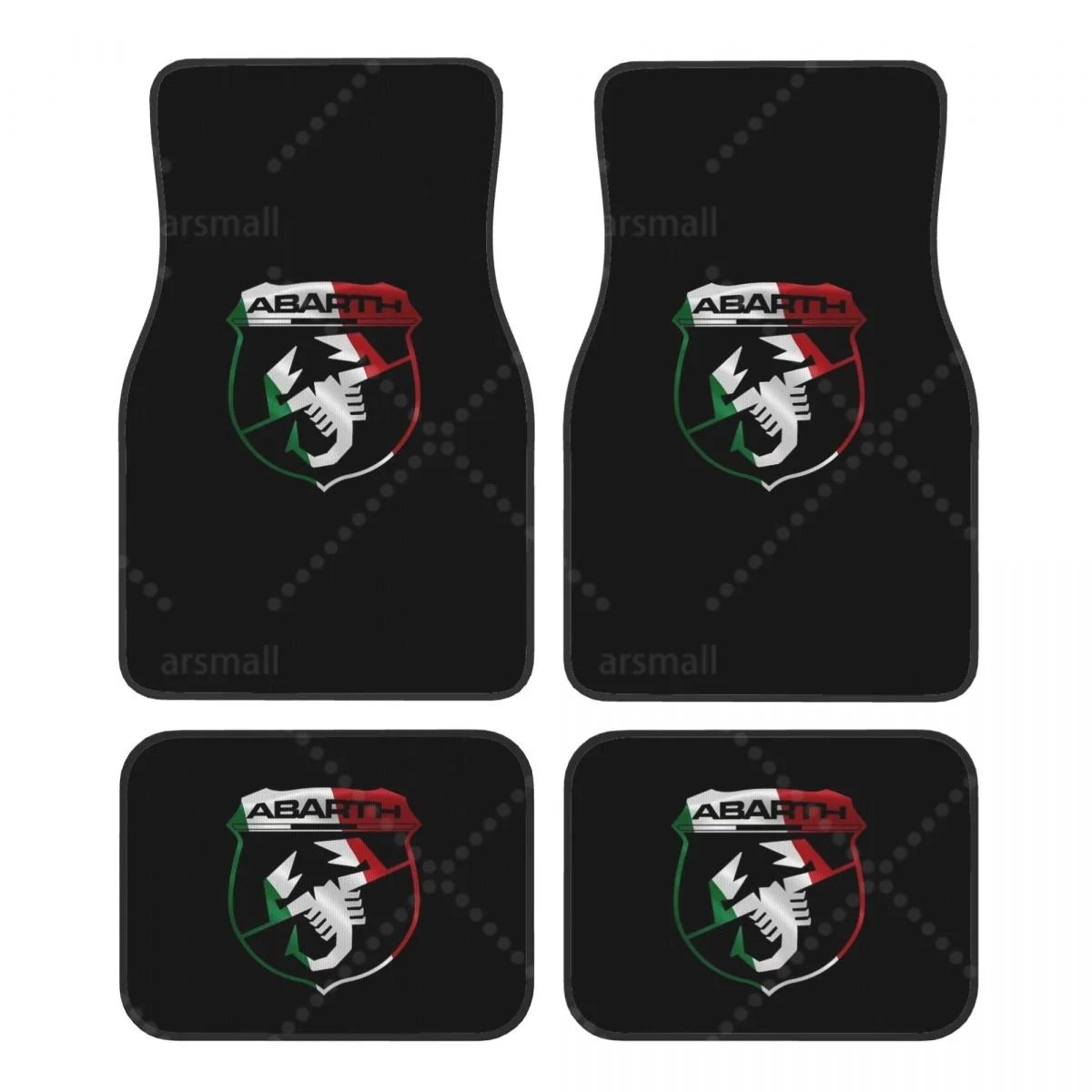 Juego de 4 alfombrillas universales antideslizantes para coche, delanteras y traseras. Accesorios de decoración para el coche.