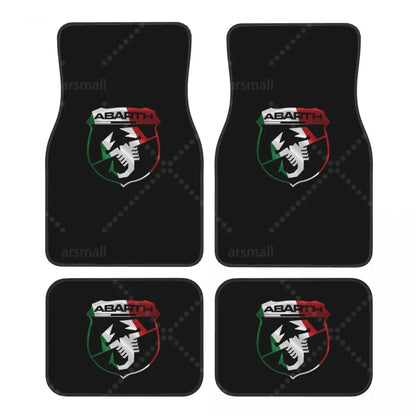 Juego de 4 alfombrillas universales antideslizantes para coche, delanteras y traseras. Accesorios de decoración para el coche.