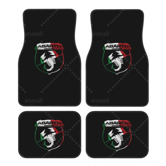 Juego de 4 alfombrillas universales antideslizantes para coche, delanteras y traseras. Accesorios de decoración para el coche.