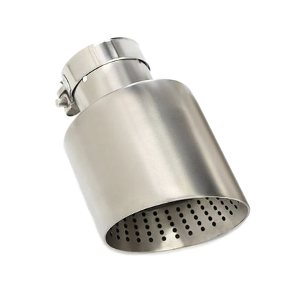 1 Uds. Sistema de punta de escape de coche de acero inoxidable mate, punta de escape Universal para VW GTI MK7 Golf7, boquilla de 60MM y 63mm, punta de silenciador