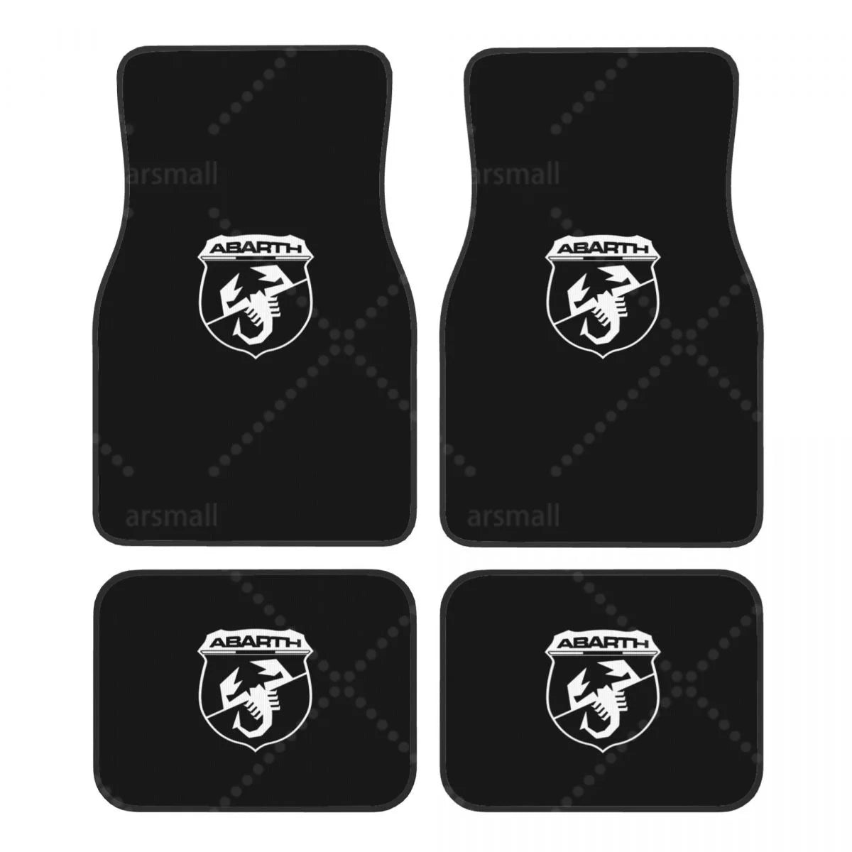 Juego de 4 alfombrillas universales antideslizantes para coche, delanteras y traseras. Accesorios de decoración para el coche.