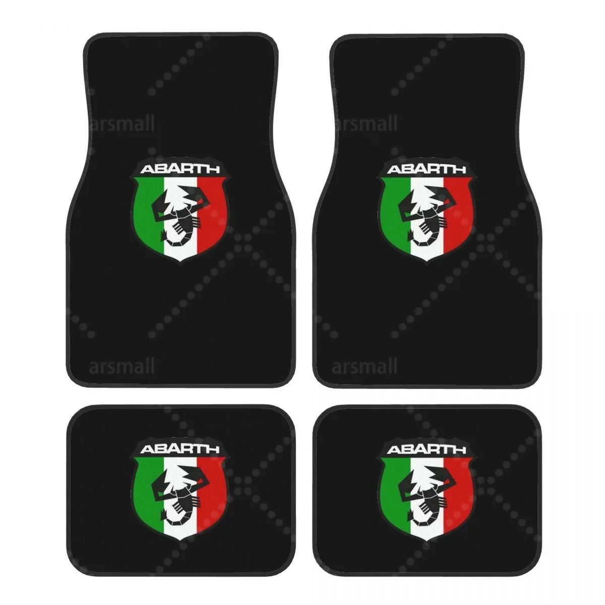 Juego de 4 alfombrillas universales antideslizantes para coche, delanteras y traseras. Accesorios de decoración para el coche.