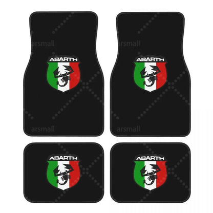 Juego de 4 alfombrillas universales antideslizantes para coche, delanteras y traseras. Accesorios de decoración para el coche.