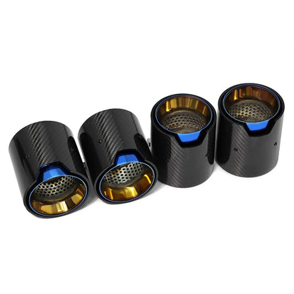 4 piezas para BMW M2 M3 M4 Punta de escape F80 F82 F83 F87