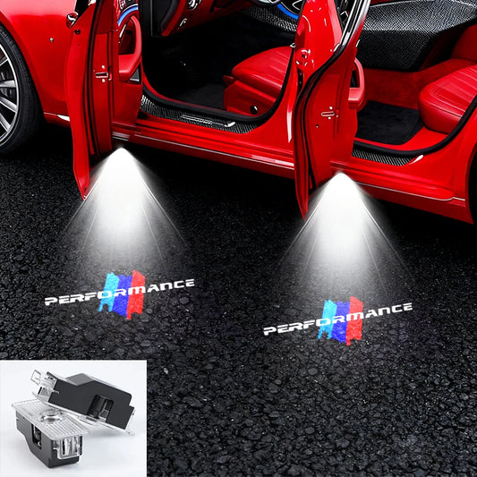 2/4Pcs LED Car Welcome Logo Light Door Projector Light For BMW E36 F20 E46 E39 E38 E90 E53 X3 X5 X6 M2 M4 F30 E60 E87 Accessorie