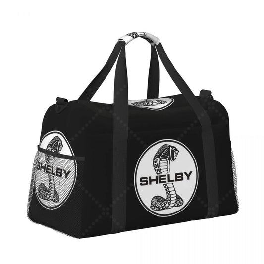 Elegante bolso de mano Ford Mustang Shelby para viaje.