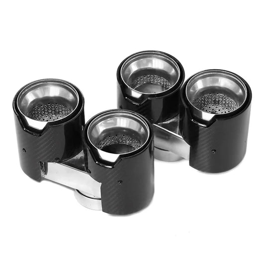 Punta de escape de fibra de carbono para BMW G20 G21 330i 320d 330d 325i 330e, silenciador, boquilla de escape, tubo de escape.