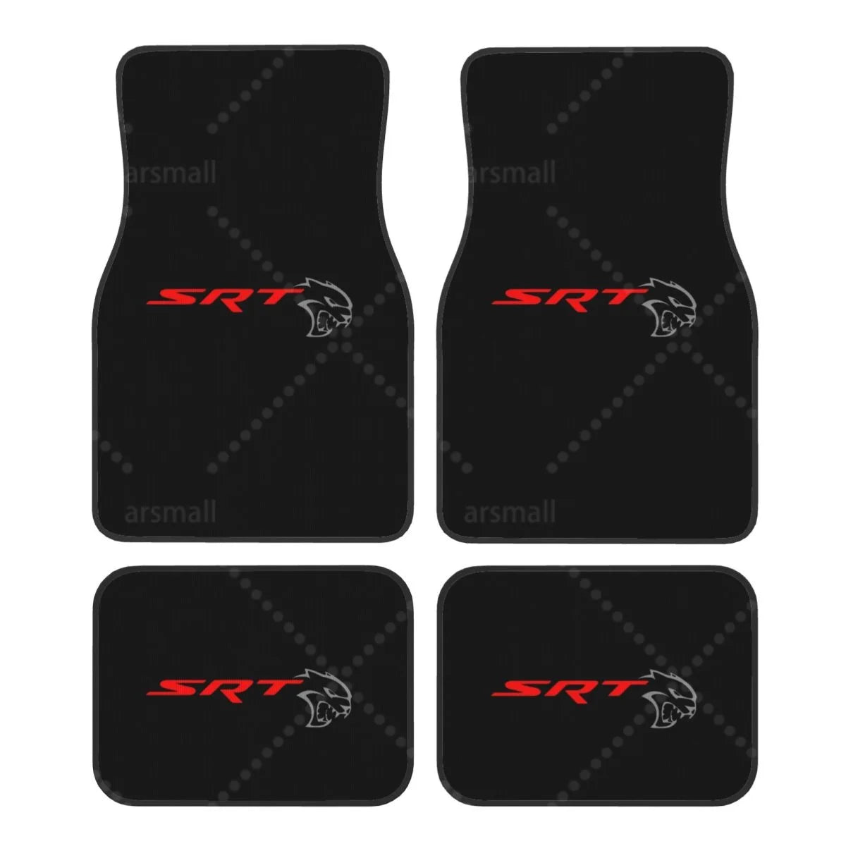 Alfombrillas de 4 Uds. Alfombrillas delanteras y traseras para coche con respaldo de goma, accesorios de decoración para coche