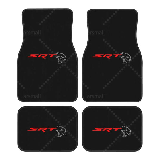 Alfombrillas de 4 Uds. Alfombrillas delanteras y traseras para coche con respaldo de goma, accesorios de decoración para coche