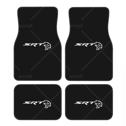 Alfombrillas de 4 Uds. Alfombrillas delanteras y traseras para coche con respaldo de goma, accesorios de decoración para coche