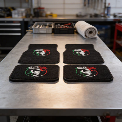 Juego de 4 alfombrillas universales antideslizantes para coche, delanteras y traseras. Accesorios de decoración para el coche.