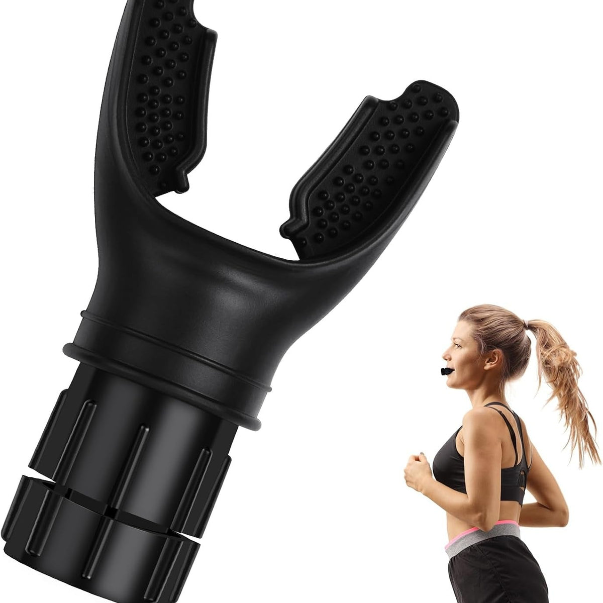 Entrenador de Respiración Portátil con Resistencia Ajustable