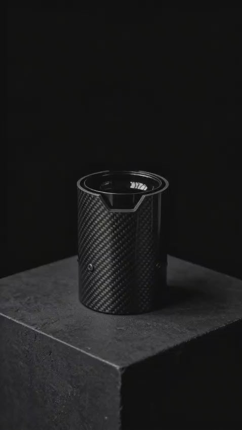 1 Uds M Performance Logo negro brillante M2 M3 M4 M5 punta de tubo de escape de carbono para M135i M235i M345i M240i M340i puntas de silenciador de tubo de escape