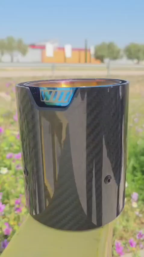 Boquillas de escape de carbono puntas de silenciador