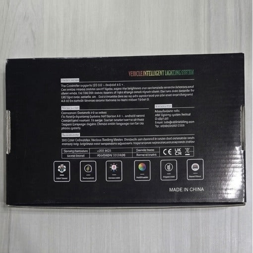 LED Strip Lights for Car Interior, 110 cm, Multi-Colour, Ambient Lighting, Flexible and Cuttable Accessories for All Models