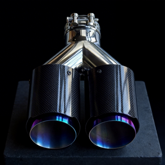 Puntas de escape dobles para coche